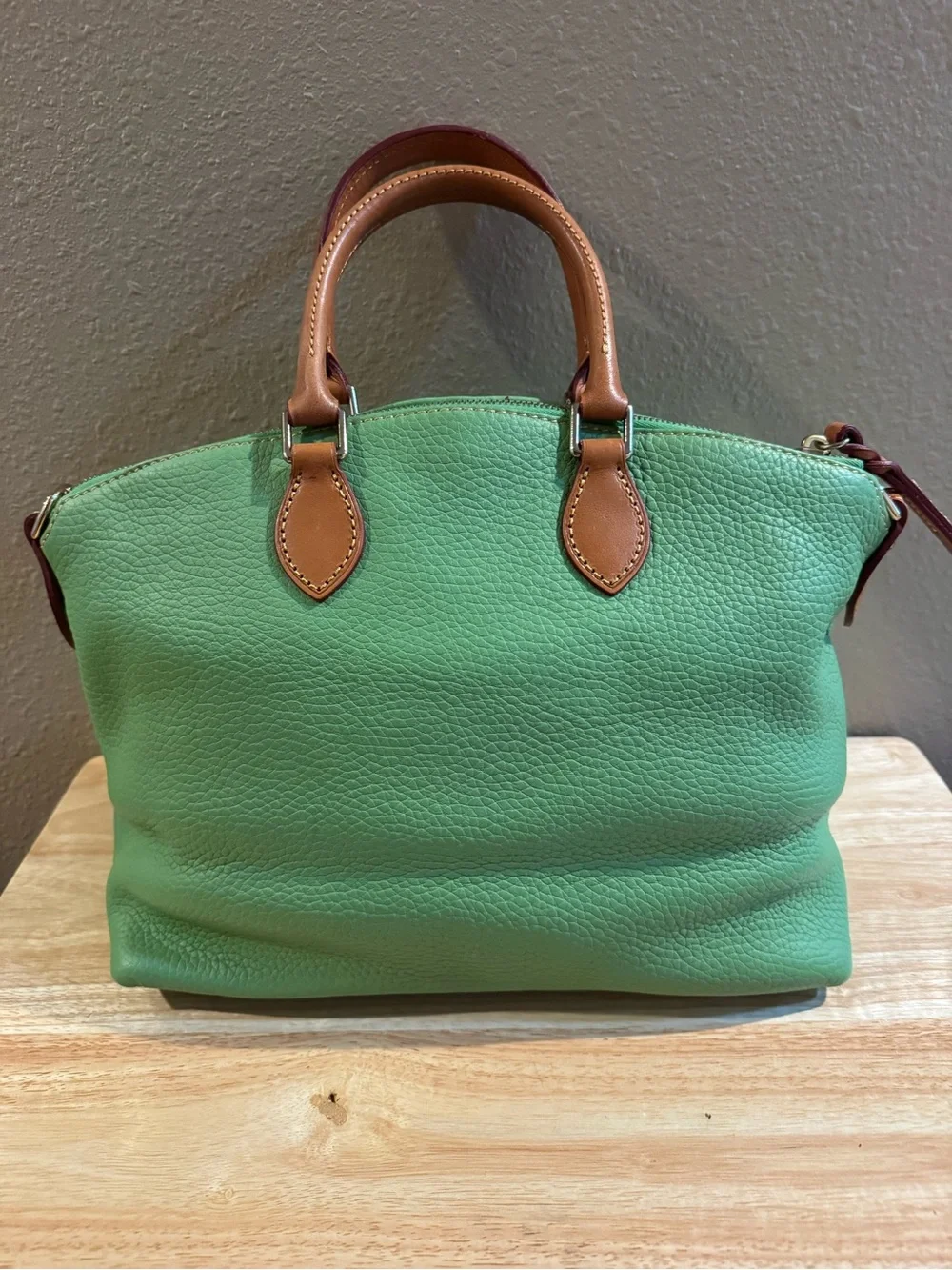 Dooney & Bourke Pebble Leather Satchel